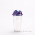 Diamond 16oz Fashion Double Layers Plastic Cup